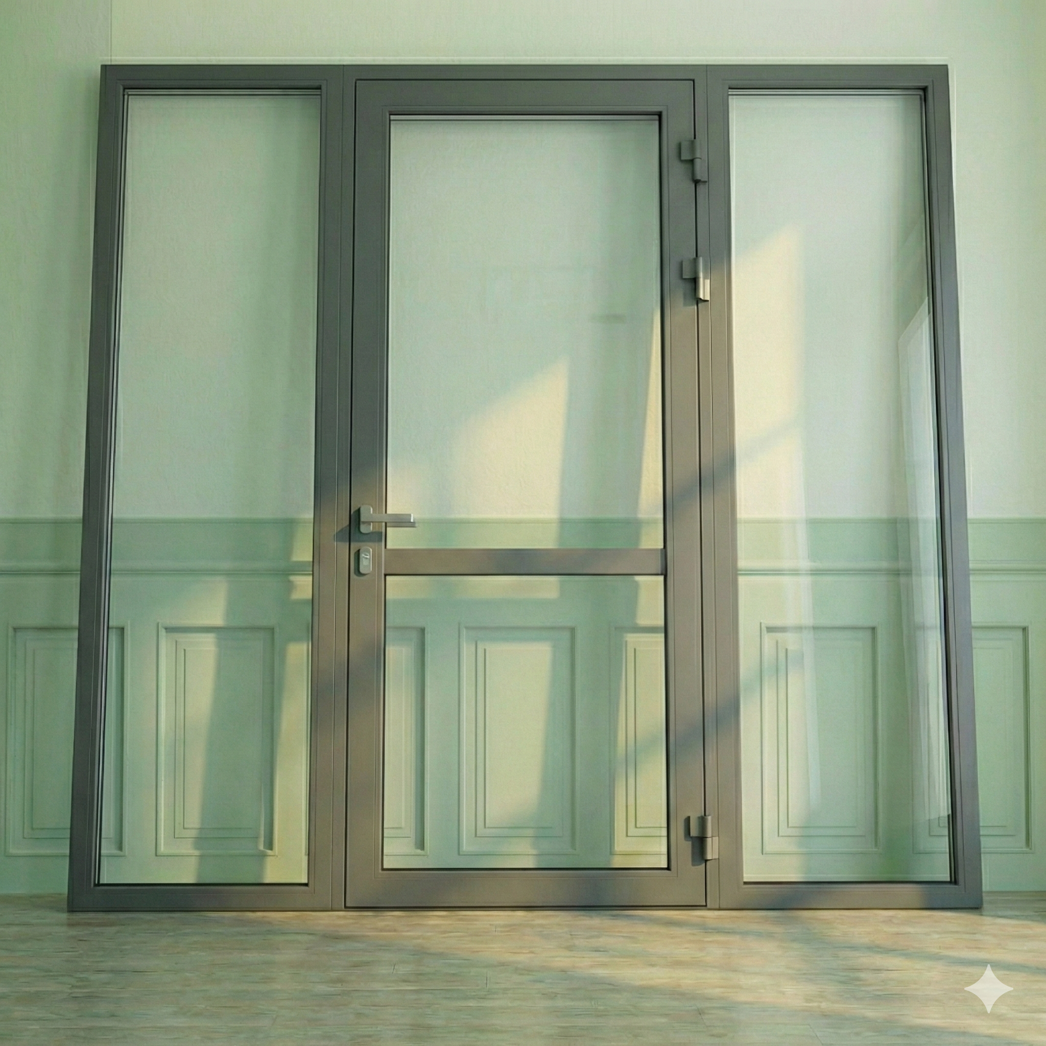 Алюминиевые двери