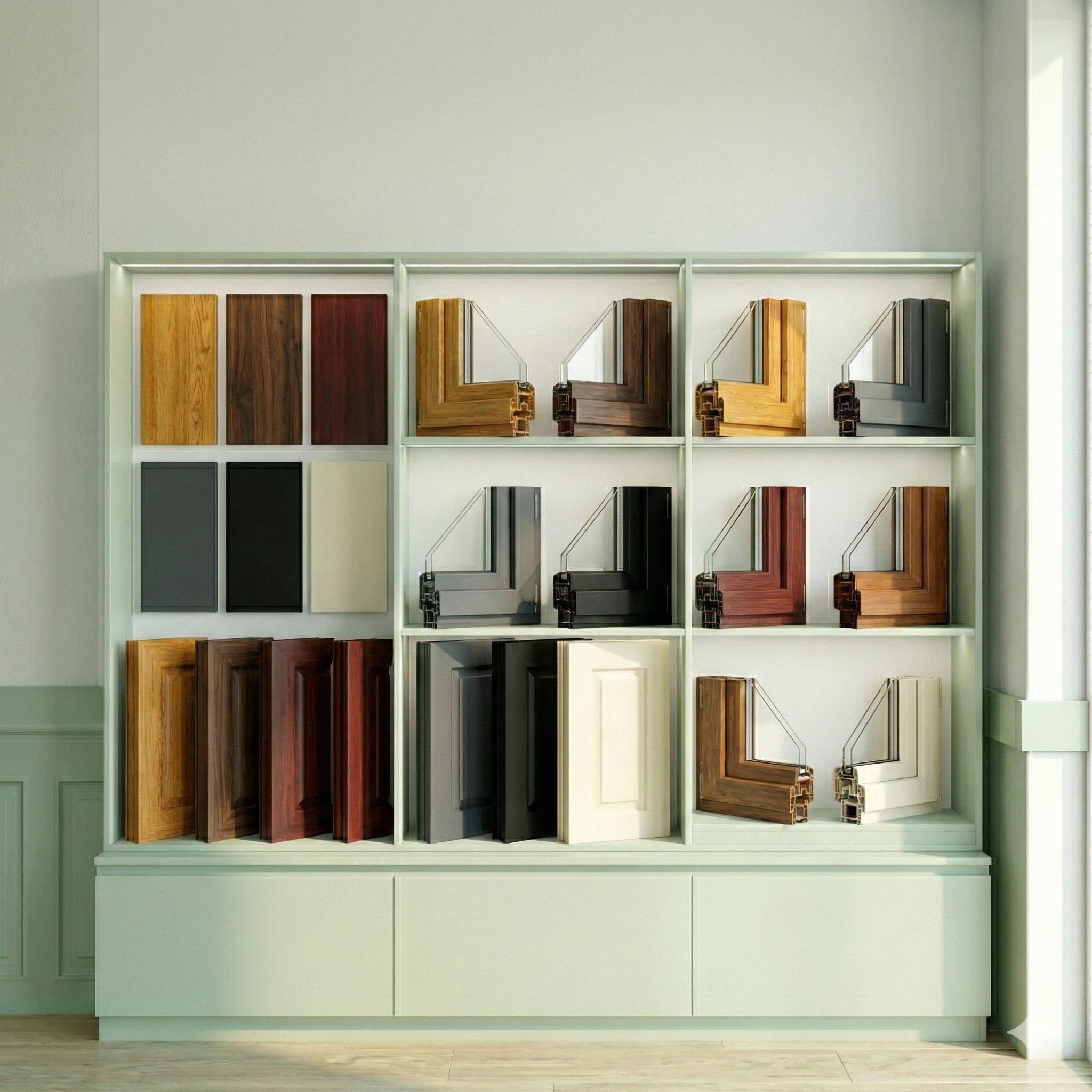 ПВХ-конструкции с ламинацией