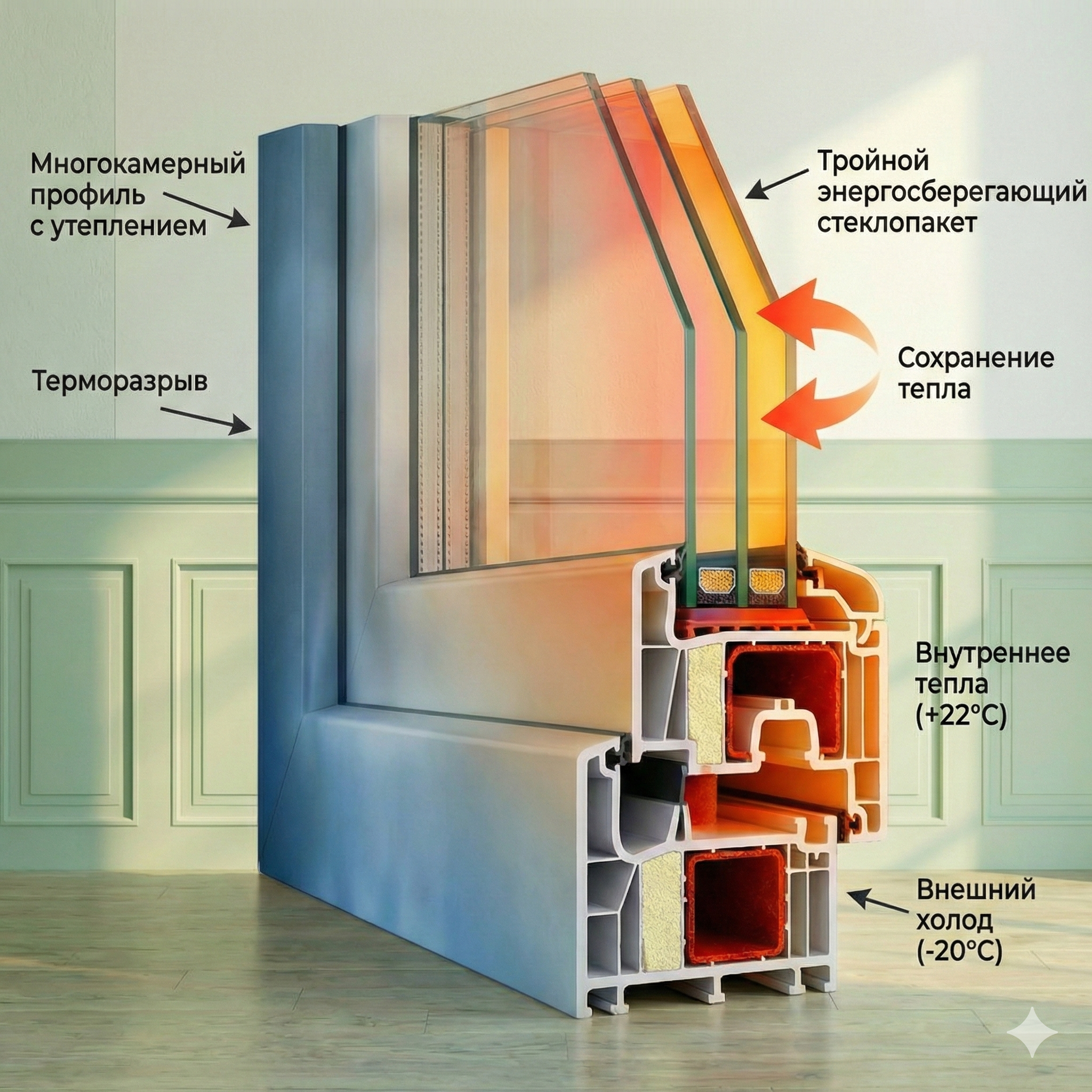 Многокамерные и энергоэффективные ПВХ-системы