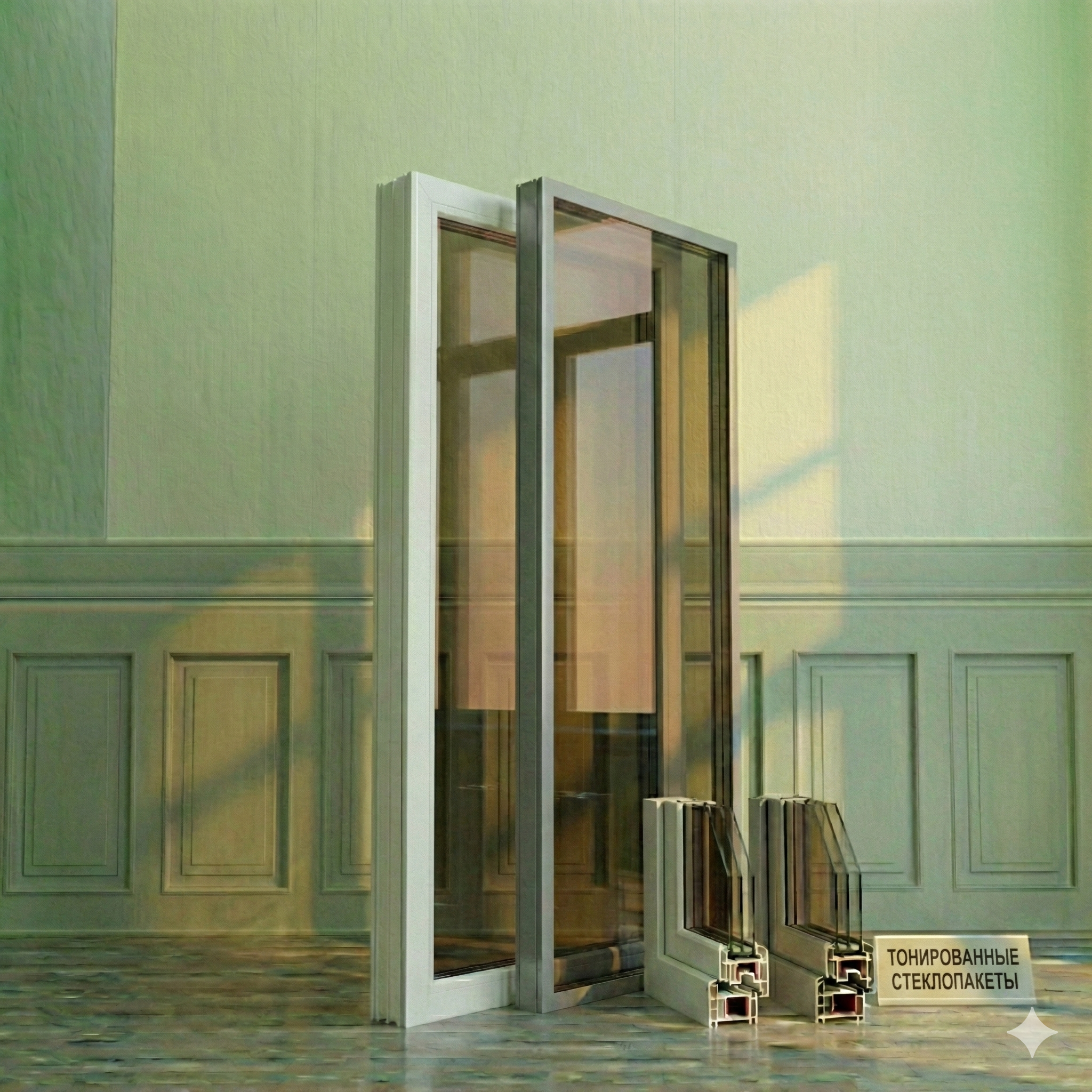 Тонированные стеклопакеты