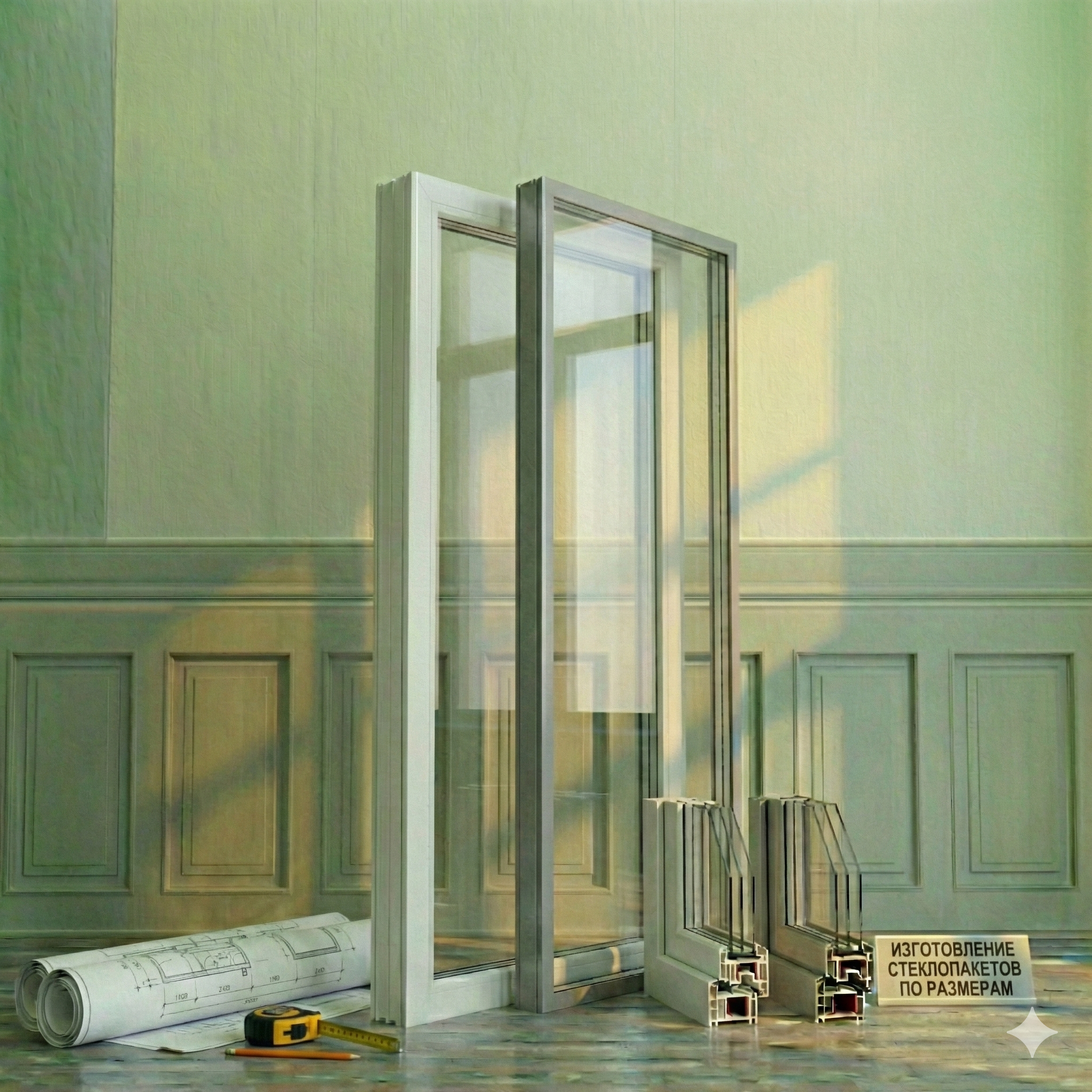 Изготовление стеклопакетов по размерам
